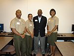 NNOA members with Perry Carter at the BDPA-HSCC